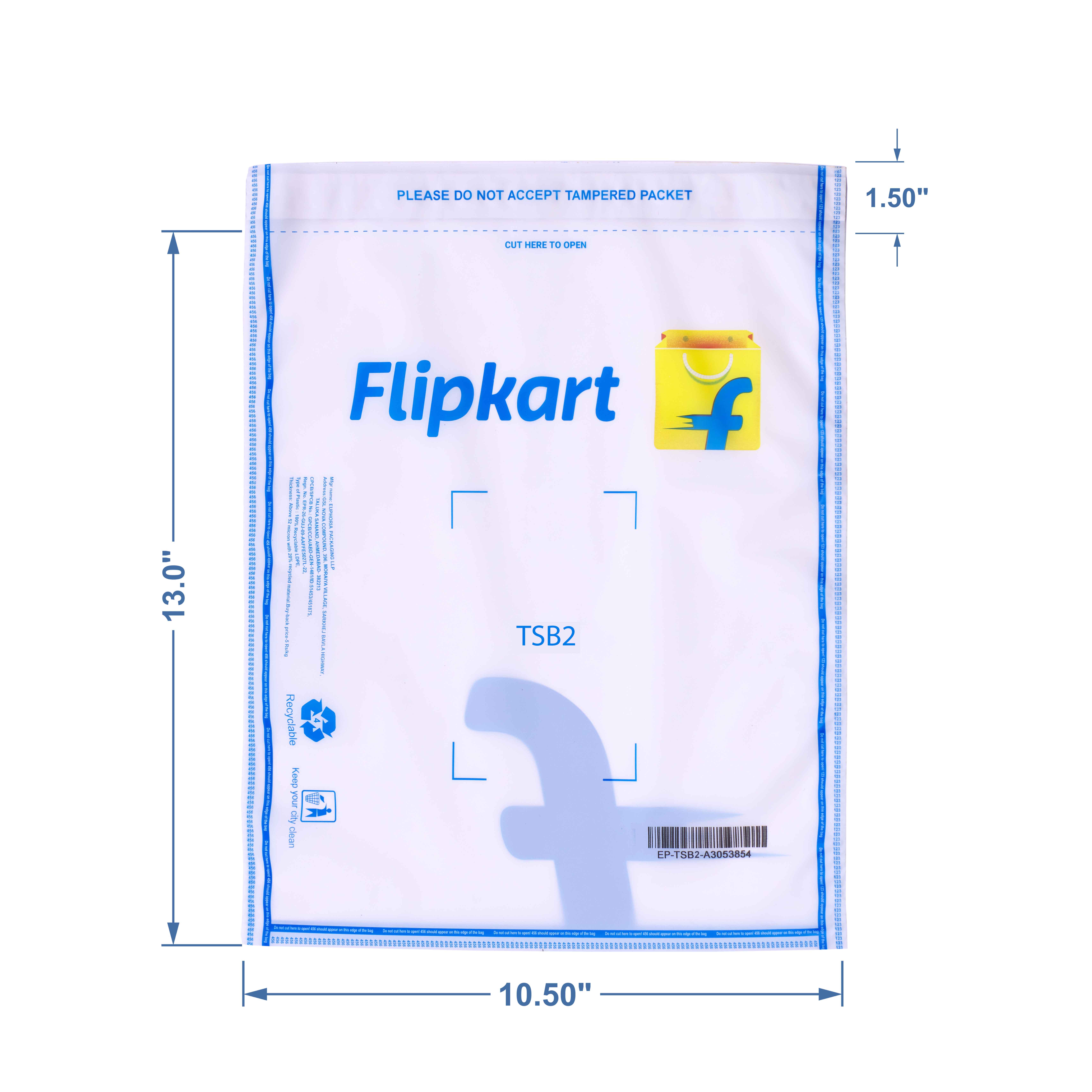 Flipkart branded poly bags shop